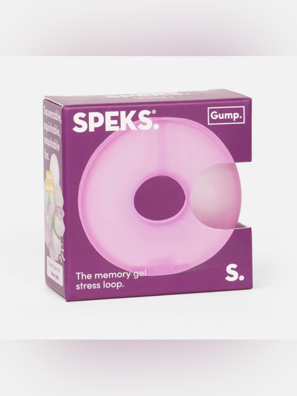 Speks Memory Gel Stress Loop - Pink